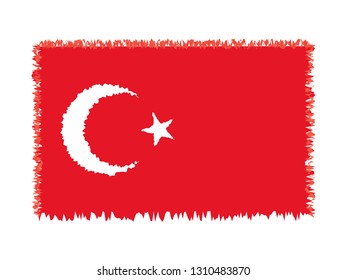 vector file of turkish flag