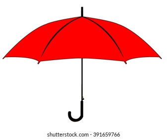 Classic Red Umbrella Stock Photo 37577443 | Shutterstock