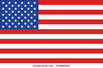 Vector file of United States flag
