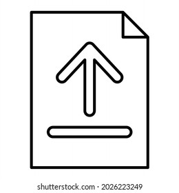 Diseño de iconos de envío de archivos vectores
