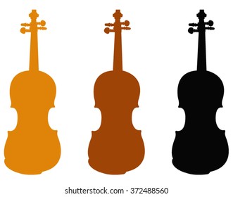 Vector file of violin