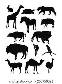 vector file of wild animal