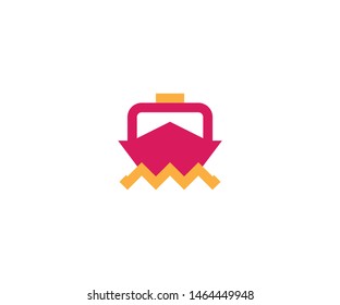 vector filled sheep isolated on white background icon