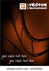 vector film background. mesh. eps10