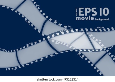vector film background. mesh. eps10