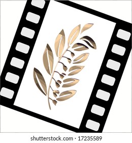 Vector Film With Gold Leaf