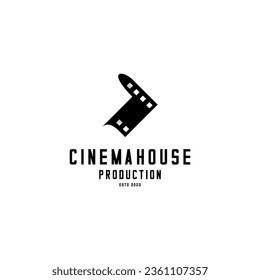 vector film negative, cinema logo