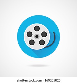 Vector Film Reel Icon