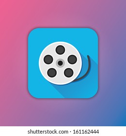 Vector Film Reel Icon