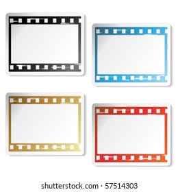 Vector film stickers