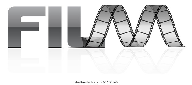 vector film strip