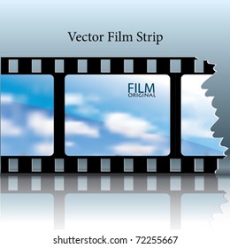 Banda de película de vectores