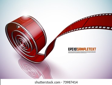 Banda de película de vectores