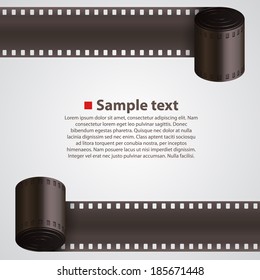 Vector. Film Strip background