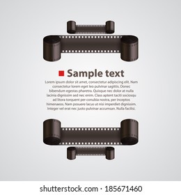 Vector. Film Strip background