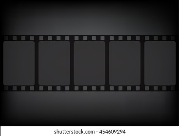 Vector film strip background illustration