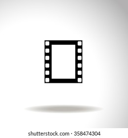 Vector film strip icon.