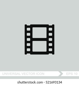 Vector film strip icon.