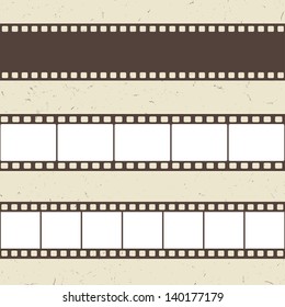 Vector film strip illustration
