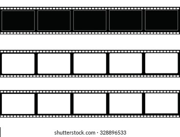 vector film strip multi style illustrator