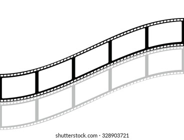 vector film strip multi style illustrator