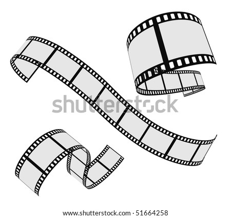 vector film strip set