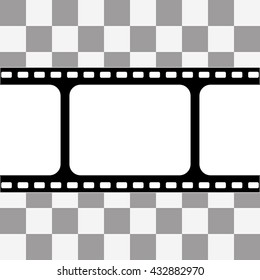 Vector film strip with space for your text