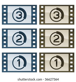 vector film strips