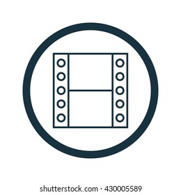 Vector Filmstrip Icon