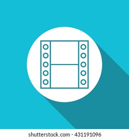 Vector Filmstrip Icon