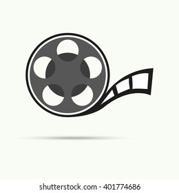 Vector of filmstrip symbol or icon