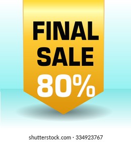  vector Final sale banner
