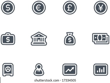 Vector Finance, Banking Icon Set