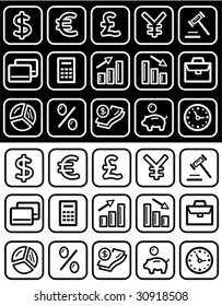 Vector: Finance icons