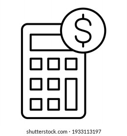 El vector financia el diseño de iconos de esquema
