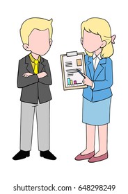 Vector financial business plan - holding report to boss