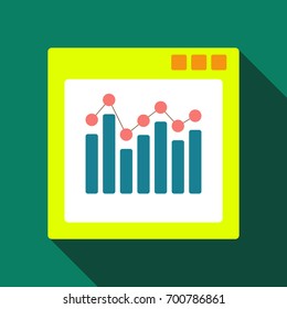 Vector financial growth concept with stacks of golden coins