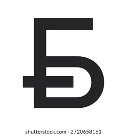 Vector financial symbol. Belarusian ruble sign. Icon, sticker and badges. Republic of Belarus. Economy and business