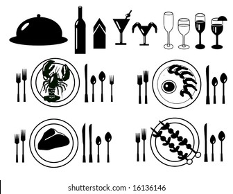 Vector Fine Dinning Collection is original artwork.