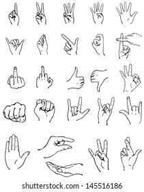 vector finger gestures