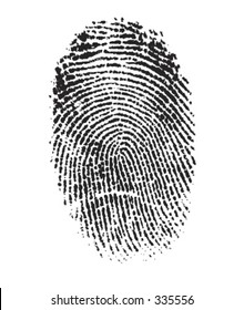 Vector Finger Print - Very detailed