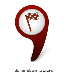 vector finish icon