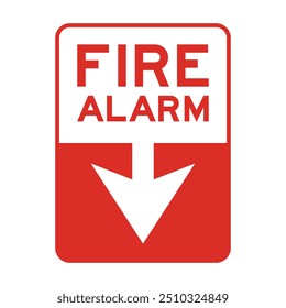 Vector Fire Alarm Symbol Sign