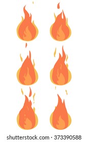 Vector Fire Animation