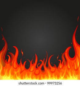 Vector Fire Background