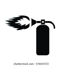 Vector fire extinguisher Icon