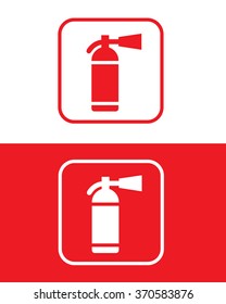 Vector Fire Extinguisher Icon Set