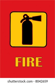 vector fire Extinguisher Illustration