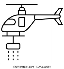 Diseño del icono de contorno de lucha contra incendios vectores
