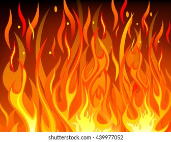 Vector of fire flame